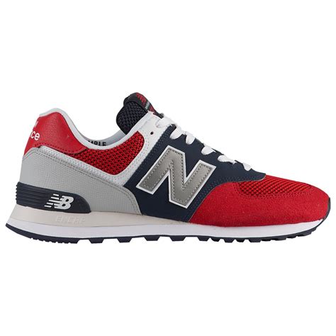 New Balance Rubber 574 Running Shoes in Red for Men - Save 56% - Lyst