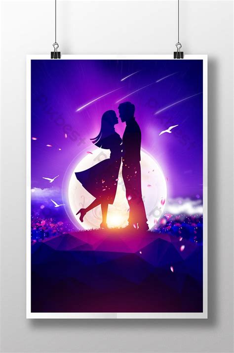 Romantic Wedding Love Poster Design Background Image | PNG Backgrounds ...