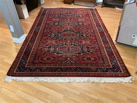 Lot # 168 - Large Burgundy "Ethan Allen" Area Rug - Adam's Northwest Estate Sales & Auctions