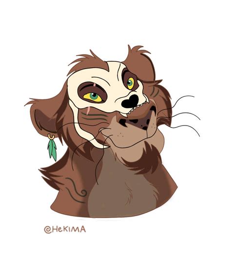 Commission for Vtoony - Maneless Tsavo Bust by HekimaTheWhiteLion on ...