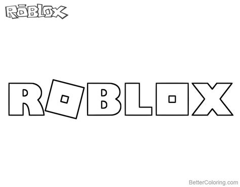 Logo of Roblox Coloring Pages - Free Printable Coloring Pages