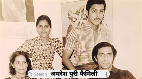 Amrish Puri With His Wife, Son, and Daughter | Parents, Brothers ...