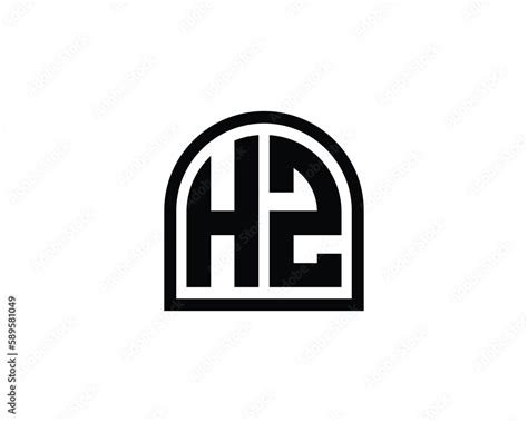 HZ Logo design vector template Stock Vector | Adobe Stock