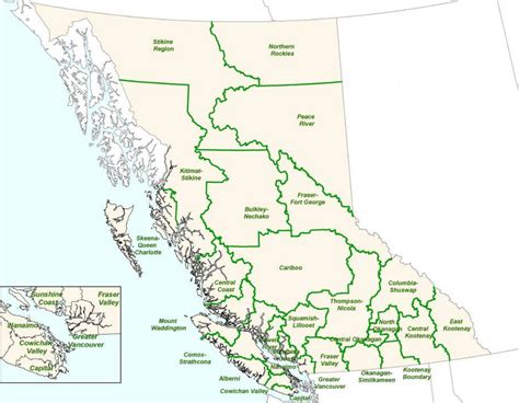 Bc District Map
