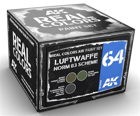 Michigan Toy Soldier Company : AK Interactive - Real Colors: Luftwaffe Norm 83 Scheme Acrylic ...