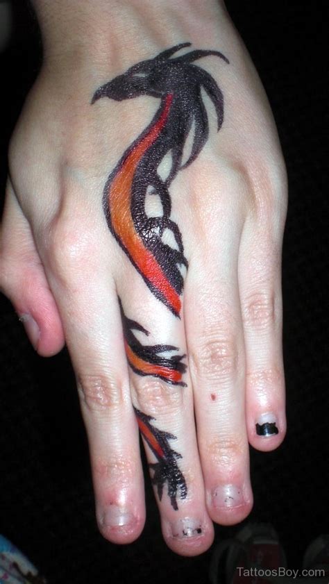 Dragon Tattoo Design On Hand - Tattoos Designs