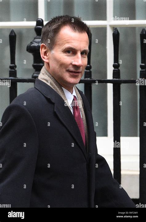 Foreign Secretary Jeremy Hunt arrives in Downing Street in London Stock Photo - Alamy