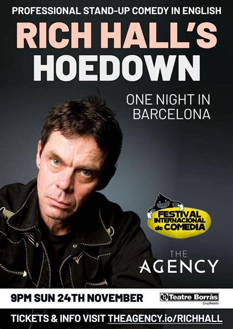 Rich Hall Live Stand-up in Barcelona-show ⋆ TheAgency.io Barcelona