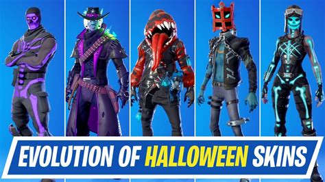 Evolution of Halloween Skins in Fortnite (2017-2021) - All ...