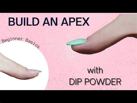 Apex Method | Building an Apex with Dip Powder || Beginner Basics Series | Dip powder, Dipped ...
