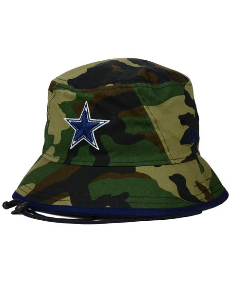 Ktz Dallas Cowboys Camo Pop Bucket Hat in Natural for Men | Lyst