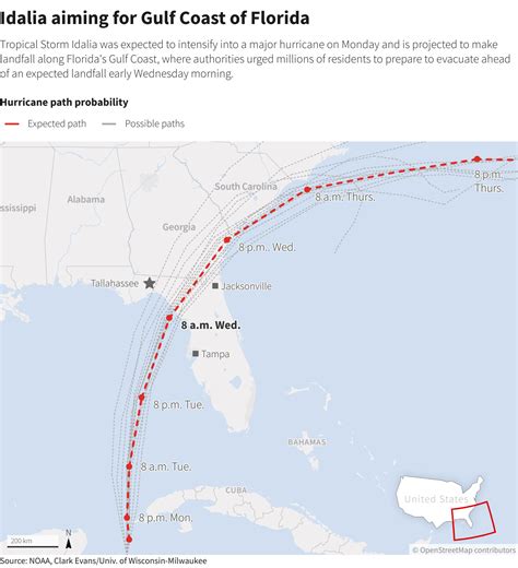 Hurricane Idalia makes landfall on Florida's Big Bend as Category 3 storm