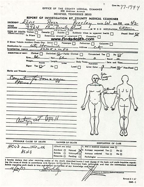 John Denver Autopsy Report