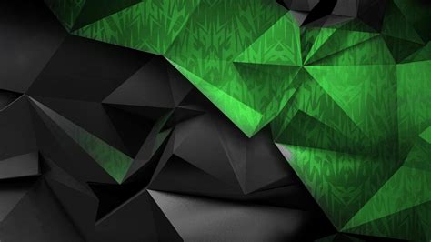 Green Shards HD Desktop Wallpaper 84278 - Baltana