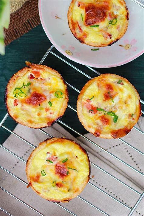 Easy homemade mini egg quiche appetizers. Quiche Recipes Healthy, Mini ...