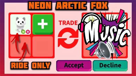 10 QUICK OFFERS - NEON ARCTIC FOX (RIDE ONLY) - Amazing Trades - Adopt ...