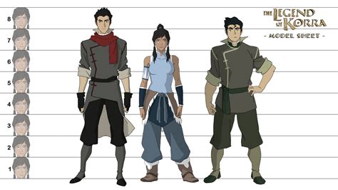 Legend of Korra : Model Sheet by samcote on deviantART | Legend of ...