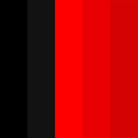 Classic Red And Black Color Palette | Black color palette, Color palette, Red colour palette