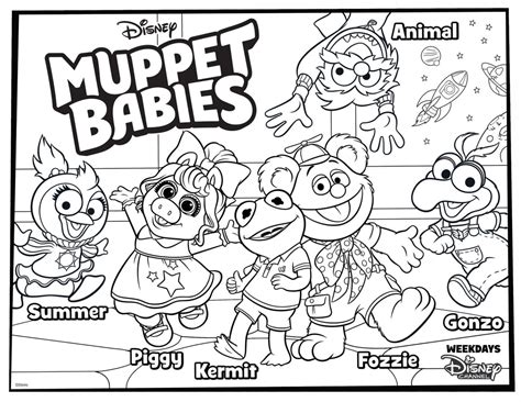 Muppet Babies Coloring Pages | Free Coloring Pages