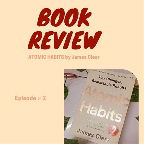 Atomic Habits by James clear book review and summary | Self development ...