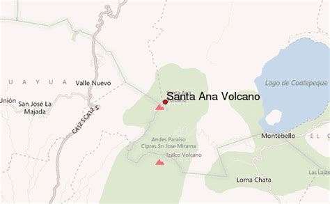 Santa Ana Volcano Mountain Information