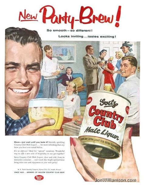 Super classy - Malt liquor from a tin can! | Beer ad, Vintage beer, Beer poster