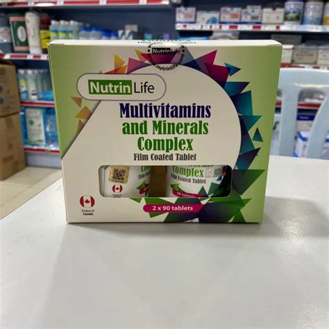 Nutrin life multivitamins and minerals complex 2x90 🎁🎁🎁WITH FREE GIFT🎁🎁🎁 | Lazada