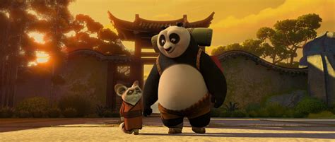Image - Po and Shifu back from training.jpg | Kung Fu Panda Wiki ...