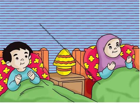 Gambar (36) Berdoa Sebelum Tidur Malam | Tidur, Gambar, Buku anak