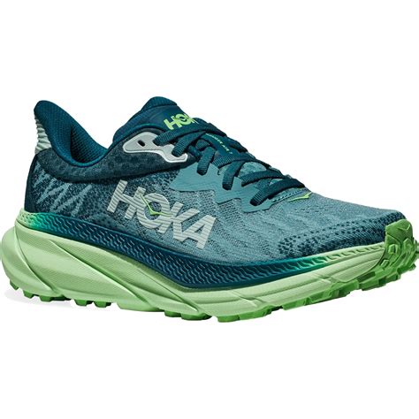 Hoka Challenger 7 Running Shoes Women - ocean mist / lime glow | BIKE24