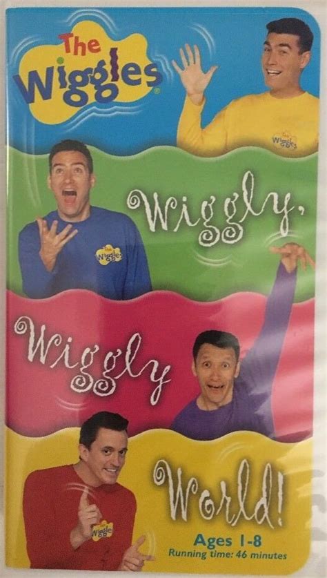 The Wiggles:Wiggly, Wiggly World VHS 2001-TESTED-RARE VINTAGE COLLECTIBLE-SHIP24 - VHS Tapes