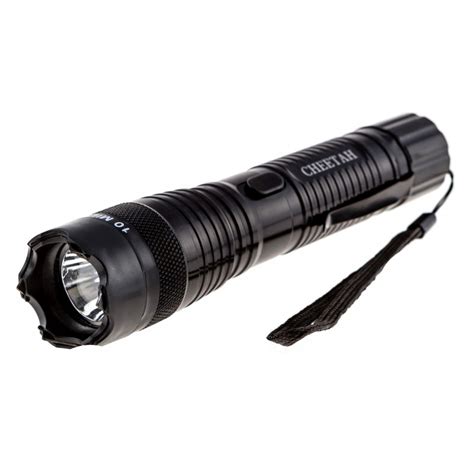 10 Million Volt Stun Gun Tactical Flashlight - Black