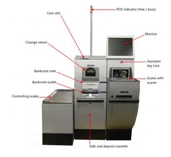 Self Checkout Machine Touch Screen Payment Kiosk For Retail Supermarket ...