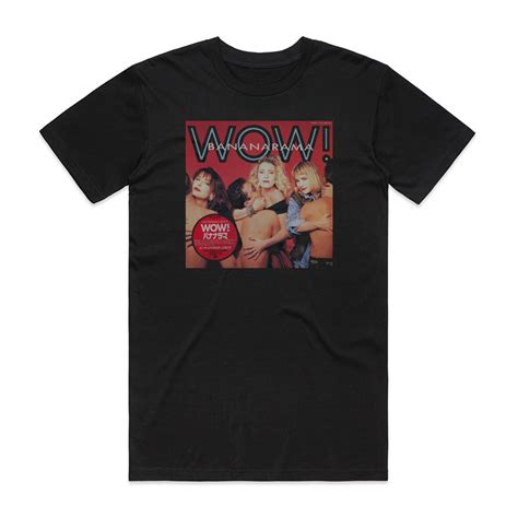 Bananarama Wow Album Cover T-Shirt Black