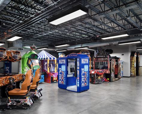 Professional photo of the arcade at the Smuggler's Notch Fun Zone in Vermont construct ...