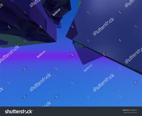 3d Blue Abstract Wallpaper Stock Illustration 496598077 | Shutterstock