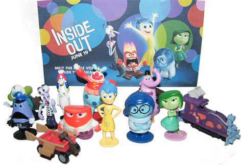 Buy Disney Inside Out Movie Figure Set Toy Playset of 12 with Joy, Fear, Anger, Disgust, Sadness ...