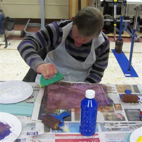 Art lesson ideas for people with disabilities. | Art lessons, Painted paper, Art