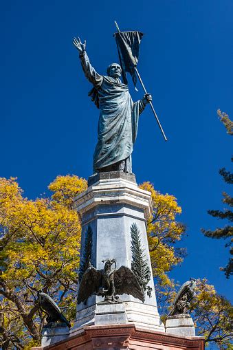 Father Miguel Hidalgo Statue Outside Parroquia Cathedral Dolores Hidalgo Mexico Stock Photo ...