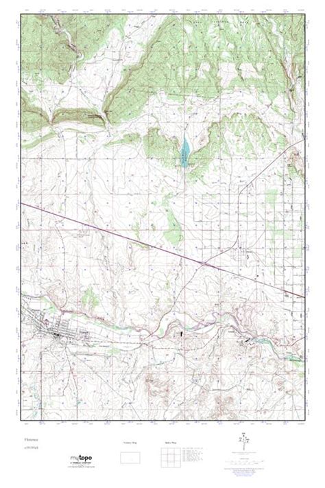 MyTopo Florence, Colorado USGS Quad Topo Map