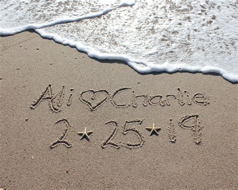 Beach Writing, Names in the Sand, Beach Photo, Custom Beach Art, Beach ...