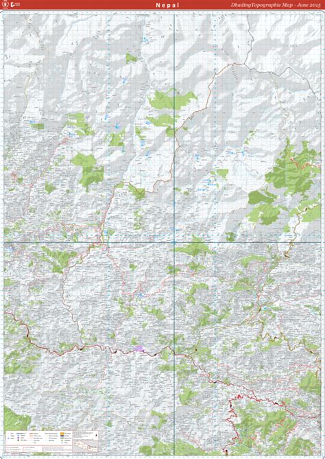 Nepal: Dhading District Topographic Map - June 2015 - Nepal | ReliefWeb