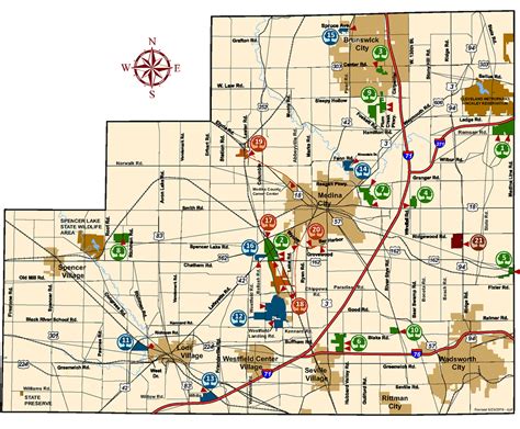 Medina County Parks Map