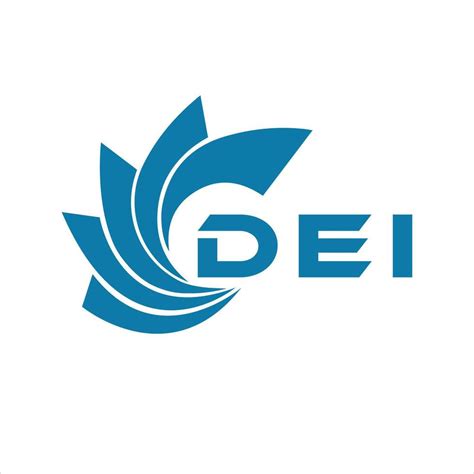 DEI letter design. DEI letter technology logo design on white background. 38342734 Vector Art at ...