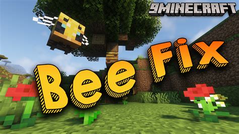 Bee Fix Mod (1.21.1, 1.20.1) - Fixes The Bugs - 9Minecraft.Net