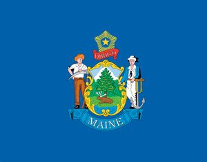Maine Flag (Flag of Maine) - US State