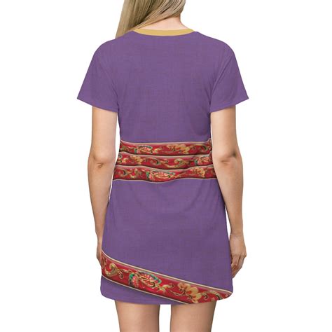 Mulan Purple Outfit Sleeve Dress, Mulan Live Action Costume ...