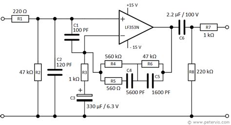 RIAA Phono Preamplifier using LF353N