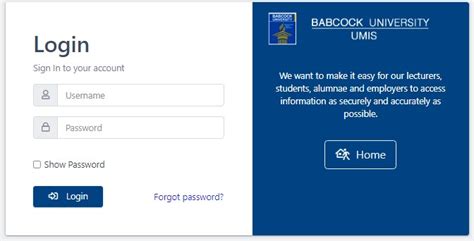 Babcock University Postgraduate Students Login Portal For Fresh ...