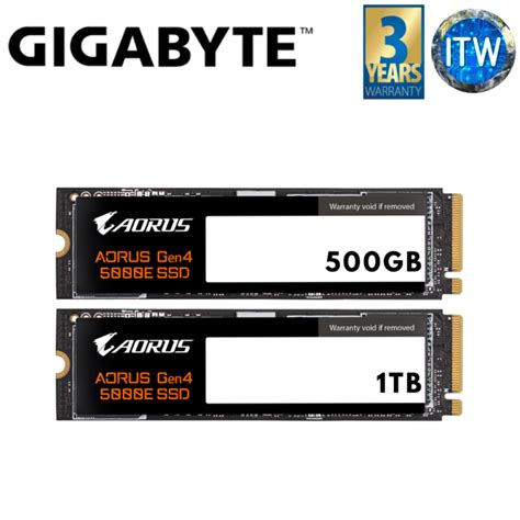 ITW | Gigabyte Aorus Gen 4 PCIe 4.0 M.2 2280 NVMe Internal SSD | Lazada PH